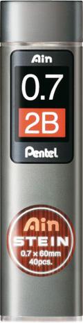 Mina Grafite Pentel Ain Stein 0.7 mm 2B C277-2B0 Menor preço em Mina Grafite Pentel Ain Stein 0.7 mm 2B C277-2B0