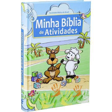 Minha bíblia de atividades infantil para crianças capa dura colorida - Armazem Menor preço em Minha bíblia de atividades infantil para crianças capa dura colorida - Armazem