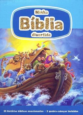 Minha biblia divertida infantil para crianças capa colorida azul - Paulus Menor preço em Minha biblia divertida infantil para crianças capa colorida azul - Paulus