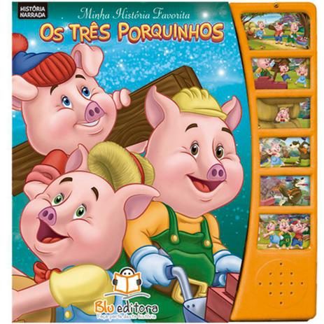 Minha História Favorita: Os Três Porquinhos - Blu Editora - Dwinguler Menor preço em Minha História Favorita: Os Três Porquinhos - Blu Editora - Dwinguler