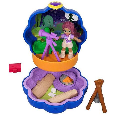 Mini Acampamento Polly Pocket - Mattel FWN40 Menor preço em Mini Acampamento Polly Pocket - Mattel FWN40
