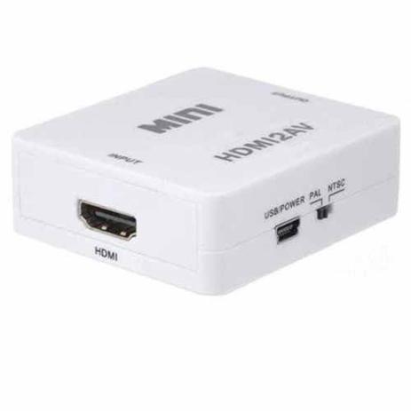 Mini Adaptador Conversor De Hdmi Para Rca Video Composto Av - Lotus Menor preço em Mini Adaptador Conversor De Hdmi Para Rca Video Composto Av - Lotus
