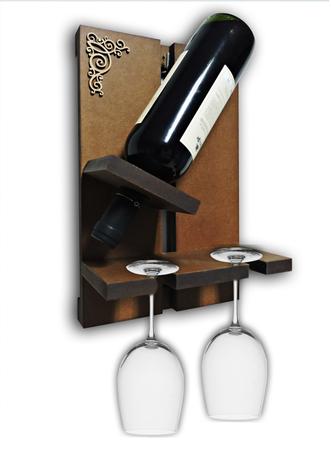 Mini Adega Madeira MDF Barzinho de Parede Para Vinhos Com Porta Taças 39x23cm Tabaco Fosco - Soul fins Menor preço em Mini Adega Madeira MDF Barzinho de Parede Para Vinhos Com Porta Taças 39x23cm Tabaco Fosco - Soul fins