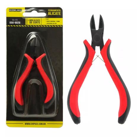 Mini Alicate 4,5” Corte Diagonal 056-9026 - Kokay Menor preço em Mini Alicate 4,5” Corte Diagonal 056-9026 - Kokay
