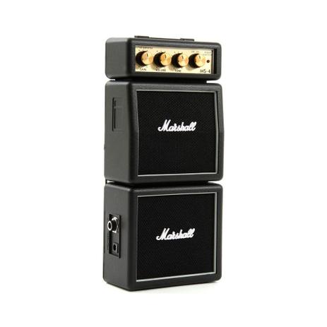 Mini amplificador marshall ms4 micro stack 1w preto Menor preço em Mini amplificador marshall ms4 micro stack 1w preto