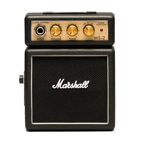 Mini Amplificador P/ Guitarra Marshall - MS-2E - AP0163 Menor preço em Mini Amplificador P/ Guitarra Marshall - MS-2E - AP0163