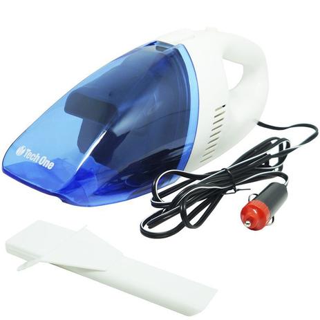Mini Aspirador de Pó Automotivo Portátil Carro Tomada 12V 60W Liga Acendedor Tech One 2725 Branco Menor preço em Mini Aspirador de Pó Automotivo Portátil Carro Tomada 12V 60W Liga Acendedor Tech One 2725 Branco