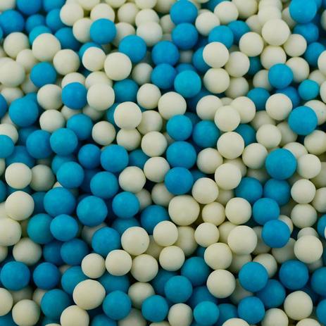 Mini Bala Bolinha Sabor Tutti Frutti Cor Azul e Branca 500g - Festabox Menor preço em Mini Bala Bolinha Sabor Tutti Frutti Cor Azul e Branca 500g - Festabox