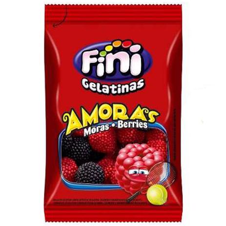 Mini Bala de Gelatina Amora 15g c/12 - Fini Menor preço em Mini Bala de Gelatina Amora 15g c/12 - Fini