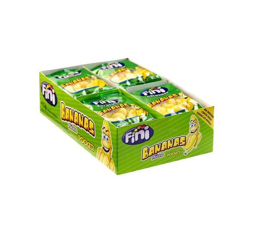 Mini Bala de Gelatina Bananas 24 pacotes Fini - Festabox Menor preço em Mini Bala de Gelatina Bananas 24 pacotes Fini - Festabox