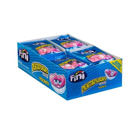 Mini Bala de Gelatina Dentadura 24 pacotes Fini - Festabox Menor preço em Mini Bala de Gelatina Dentadura 24 pacotes Fini - Festabox