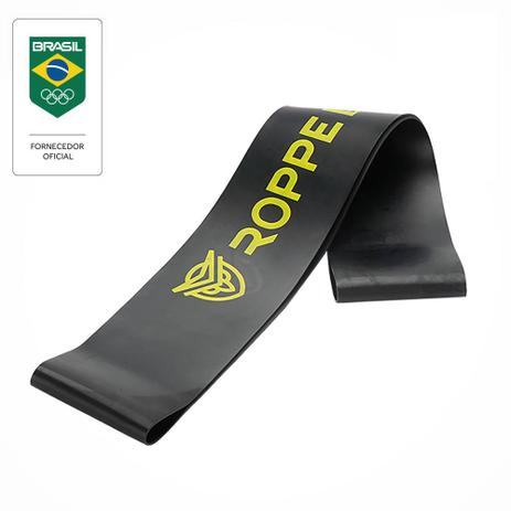 Mini-band em latex forte para funcional preto roppe Menor preço em Mini-band em latex forte para funcional preto roppe