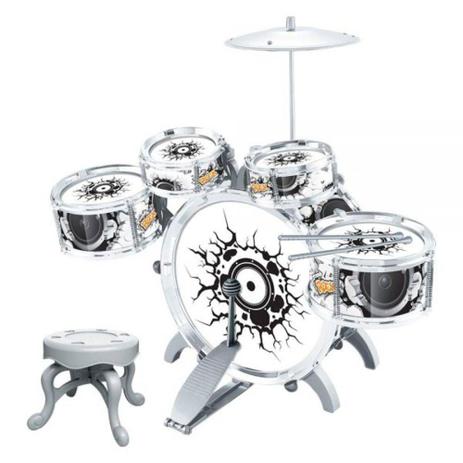 Mini Bateria Musical Infantil Com Pedal Rock Party Dm Toys - Dm brasil Menor preço em Mini Bateria Musical Infantil Com Pedal Rock Party Dm Toys - Dm brasil