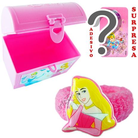 Mini Baú Princesas com Adesivo e Chuquinha Aurora Bela Adormecida Princesas Disney - Cim Menor preço em Mini Baú Princesas com Adesivo e Chuquinha Aurora Bela Adormecida Princesas Disney - Cim