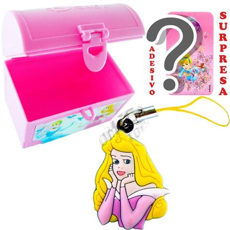 Mini Baú Princesas com Adesivo e Pingente Aurora Bela Adormecida Princesas Disney - Cim Menor preço em Mini Baú Princesas com Adesivo e Pingente Aurora Bela Adormecida Princesas Disney - Cim