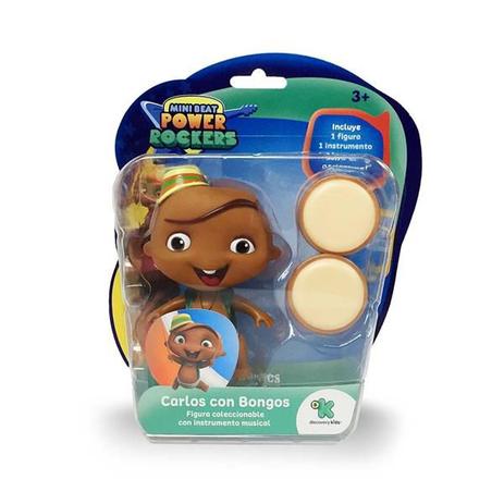 Mini Beat Power Rockers Mini Figura Carlos com Bongos BR993 - Multikids Menor preço em Mini Beat Power Rockers Mini Figura Carlos com Bongos BR993 - Multikids