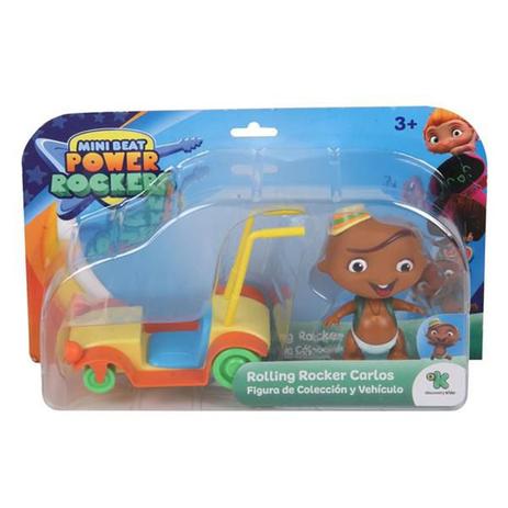 Mini Beat Power Rockers Mini Figura Carlos e Carrinho BR994 - Multikids Menor preço em Mini Beat Power Rockers Mini Figura Carlos e Carrinho BR994 - Multikids
