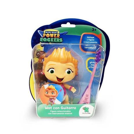 Mini Beat Power Rockers Mini Figura Wat com Guitarra BR993 - Multikids Menor preço em Mini Beat Power Rockers Mini Figura Wat com Guitarra BR993 - Multikids