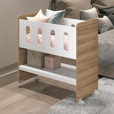 Mini Berço 3 em 1 Zain com colchão Branco Fosco/Mezzo - Reller Móveis -  Berço - Magazine Luiza