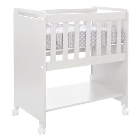 Mini Berço Manu com Colchão - Branco - Kartoon Menor preço em Mini Berço Manu com Colchão - Branco - Kartoon