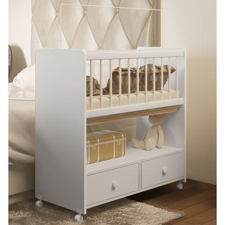 Mini Berço Moisés Com 02 Gavetas e Colchão BY511 Branco Completa Móveis Menor preço em Mini Berço Moisés Com 02 Gavetas e Colchão BY511 Branco Completa Móveis