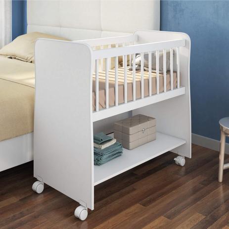 Mini Berço Moisés Rubi Peternella Móveis Branco Menor preço em Mini Berço Moisés Rubi Peternella Móveis Branco