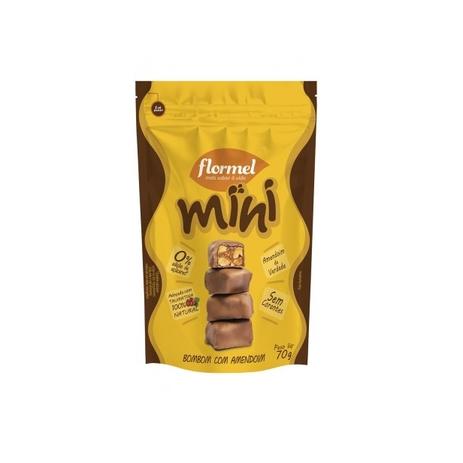 Mini Bombom Amendoim 70g - Flormel - Flormel ind de alimentos ltda Menor preço em Mini Bombom Amendoim 70g - Flormel - Flormel ind de alimentos ltda