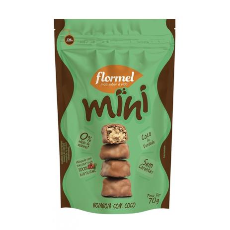 Mini Bombom Coco 70g - Flormel - Flormel ind de alimentos ltda Menor preço em Mini Bombom Coco 70g - Flormel - Flormel ind de alimentos ltda