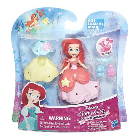 Mini Boneca Princesa Ariel Figurinos Fashion B5328 / B5327 - Hasbro Menor preço em Mini Boneca Princesa Ariel Figurinos Fashion B5328 / B5327 - Hasbro