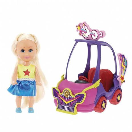 Mini Boneca Sparkle Girlz Mini Carro Sparkles Music DTC Menor preço em Mini Boneca Sparkle Girlz Mini Carro Sparkles Music DTC