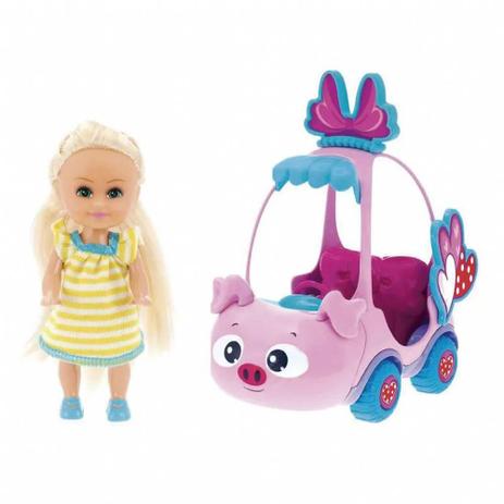 Mini Boneca Sparkle Girlz Mini Carro Sparkles Porquinho Rosa - Dtc Menor preço em Mini Boneca Sparkle Girlz Mini Carro Sparkles Porquinho Rosa - Dtc