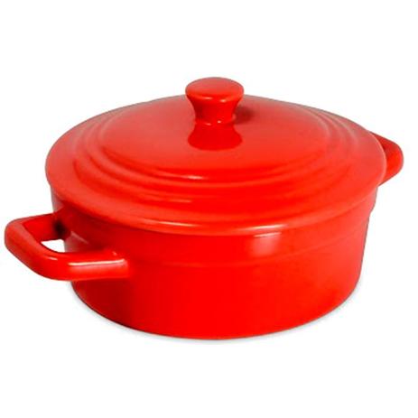 Mini Caçarola Gourmet 550ml Vermelho - Mondoceram Gourmet Menor preço em Mini Caçarola Gourmet 550ml Vermelho - Mondoceram Gourmet
