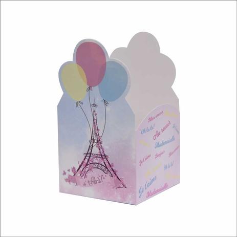 Mini Cachepot Decorado Festa Paris Teen 08 unidades Duster Menor preço em Mini Cachepot Decorado Festa Paris Teen 08 unidades Duster