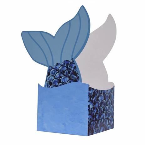 Mini Cachepot Decorado Festa Sereia 08 unidades Duster - Festabox Menor preço em Mini Cachepot Decorado Festa Sereia 08 unidades Duster - Festabox