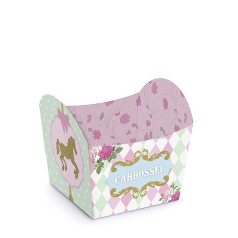 Mini Cachepot para Lembrancinha Carrossel Encantado 10 unidades Cromus Menor preço em Mini Cachepot para Lembrancinha Carrossel Encantado 10 unidades Cromus