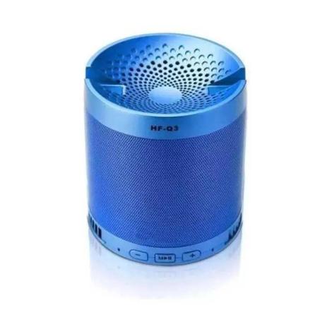 Mini Caixa Caixinha Som Portatil Hf-q3 Mp3 Fm Sd USB - Azul - Nova Menor preço em Mini Caixa Caixinha Som Portatil Hf-q3 Mp3 Fm Sd USB - Azul - Nova