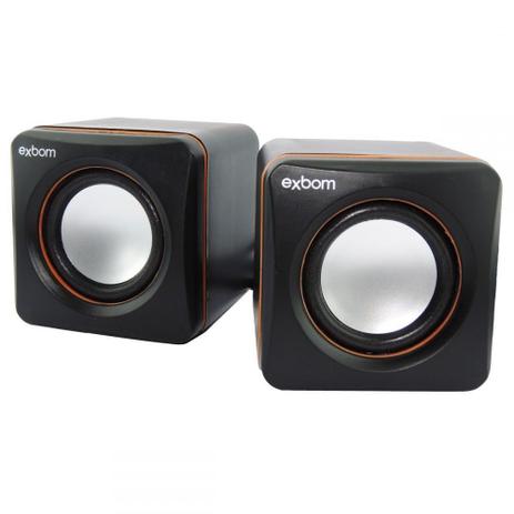 Mini Caixa de Som 2.0 4W RMS PC-Notebook-Celular Exbom CS-39 Menor preço em Mini Caixa de Som 2.0 4W RMS PC-Notebook-Celular Exbom CS-39
