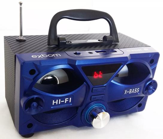Mini Caixa De Som Bluetooth Bivolt Portatil Mp3 Usb Fm Sd Azul - Exbom é boa?