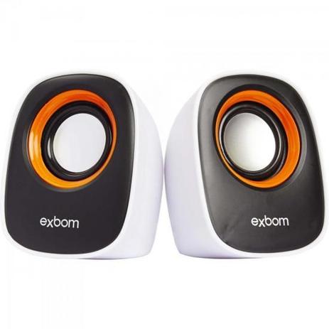 Mini Caixa de Som CS-89 USB P2 Multimídia 5W RMS Branca/Preta/Laranja EXBOM é boa?