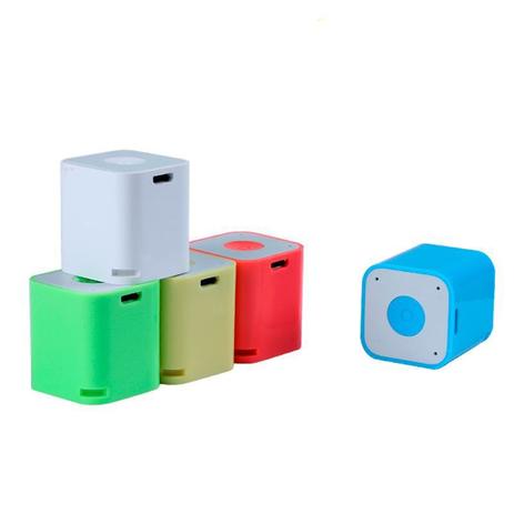 Mini Caixa de Som Cubo Bluetooth - Thata esportes Menor preço em Mini Caixa de Som Cubo Bluetooth - Thata esportes