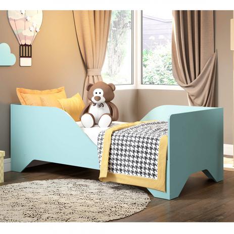 Menor preço em Mini Cama 2668 Linha Soninho Multimóveis Azul Premium
