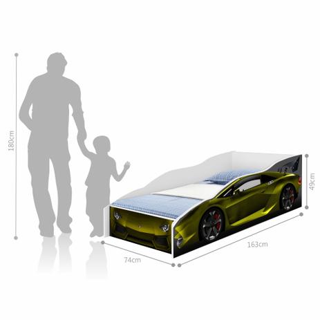 Mini Cama Carro Amarelo com Colchão - Cambel é boa?