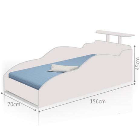 Mini Cama Carro Speed Branco Clássico com Colchão - Divaloto Menor preço em Mini Cama Carro Speed Branco Clássico com Colchão - Divaloto