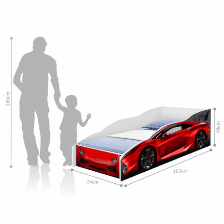 Mini Cama Carro Vermelho com Colchão - Cambel é boa?