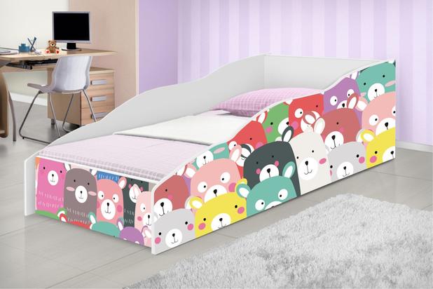 Mini Cama Club Aquarela dos Ursinhos - Casah Menor preço em Mini Cama Club Aquarela dos Ursinhos - Casah