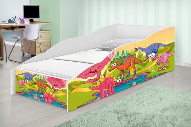 Mini Cama Club Parque dos Dinos com Colchão - Casah Menor preço em Mini Cama Club Parque dos Dinos com Colchão - Casah