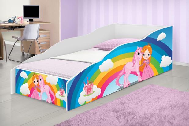 Mini Cama Club Rainha e Unicórnio - Casah Menor preço em Mini Cama Club Rainha e Unicórnio - Casah