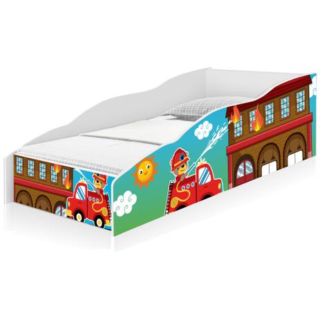 Mini Cama Club Resgate Bombeiro com Colchão - Casah Menor preço em Mini Cama Club Resgate Bombeiro com Colchão - Casah