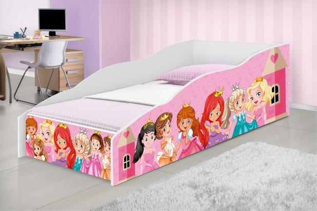 Mini Cama Club Turma das Princesas com Colchão - Casah Menor preço em Mini Cama Club Turma das Princesas com Colchão - Casah