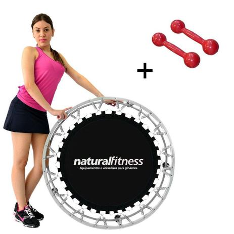 Mini Cama Elástica Jump Profissional Par Halter 2kg - Natural fitness Menor preço em Mini Cama Elástica Jump Profissional Par Halter 2kg - Natural fitness